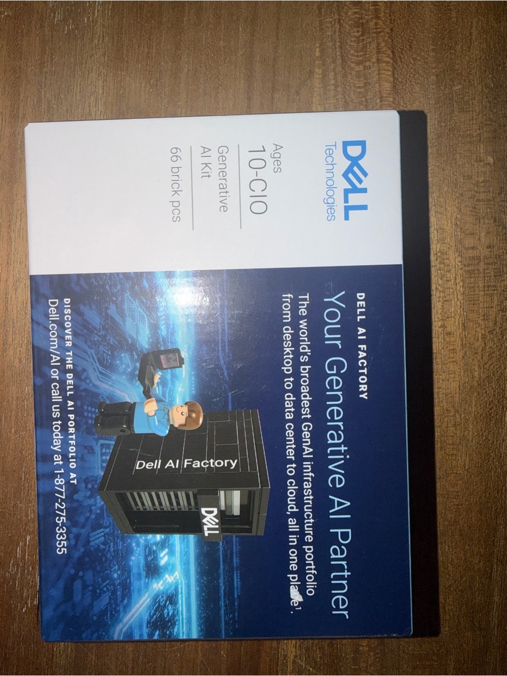 Dell Promotional Generative AI Partner Box - Blue White Black